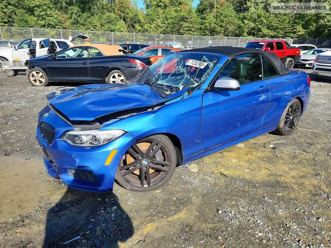 BMW 2ER 2018, VIN WBA2N3C53JVE45808