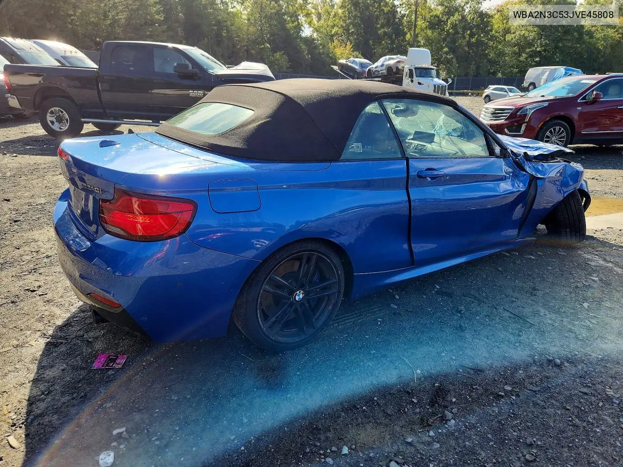2018 BMW 2ER VIN WBA2N3C53JVE45808 — фото 3