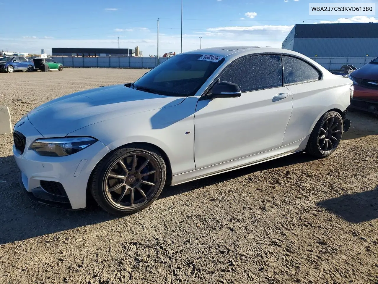 BMW 2ER 2019, VIN WBA2J7C53KVD61380