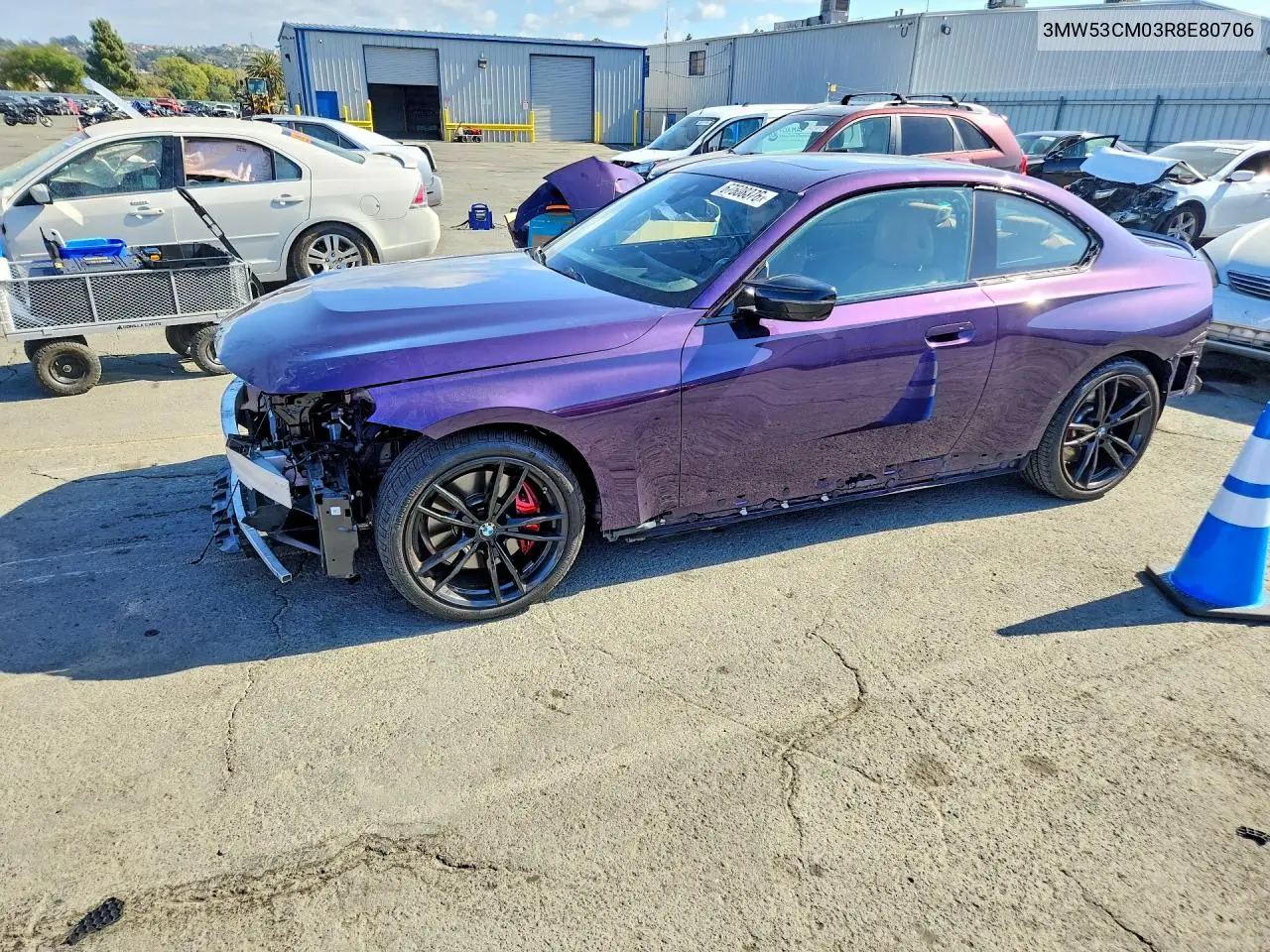 BMW 2ER 2024, VIN 3MW53CM03R8E80706