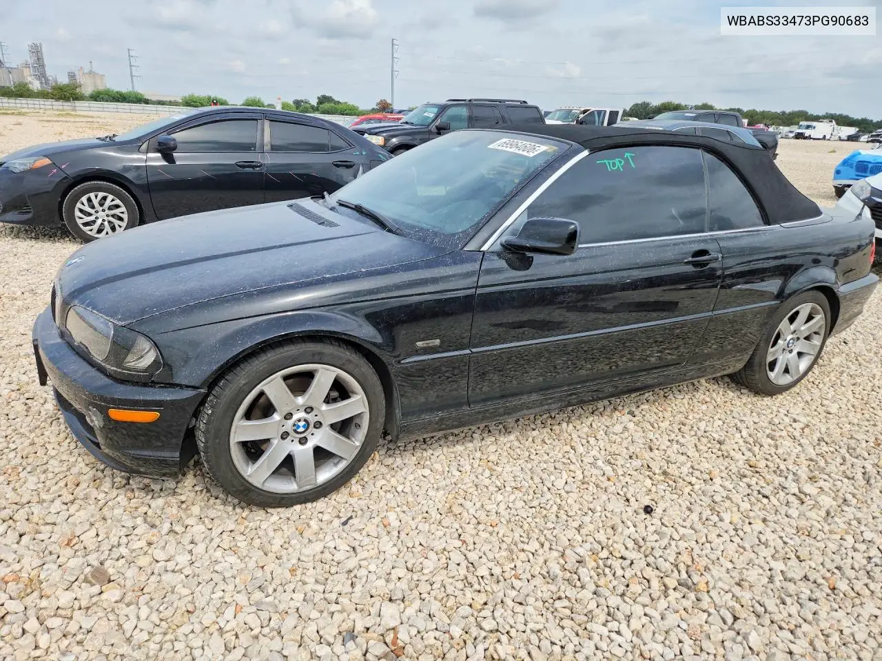 BMW 3ER 2003, VIN WBABS33473PG90683