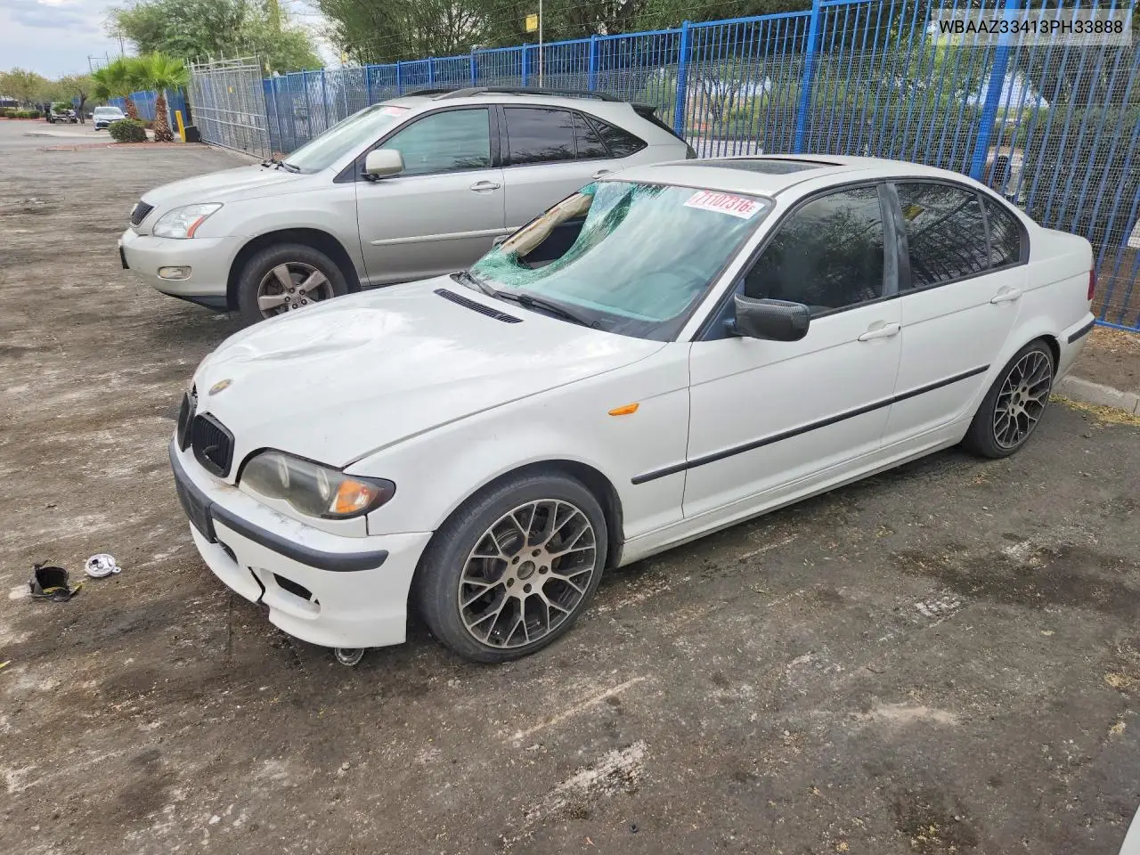 BMW 3ER 2003, VIN WBAAZ33413PH33888