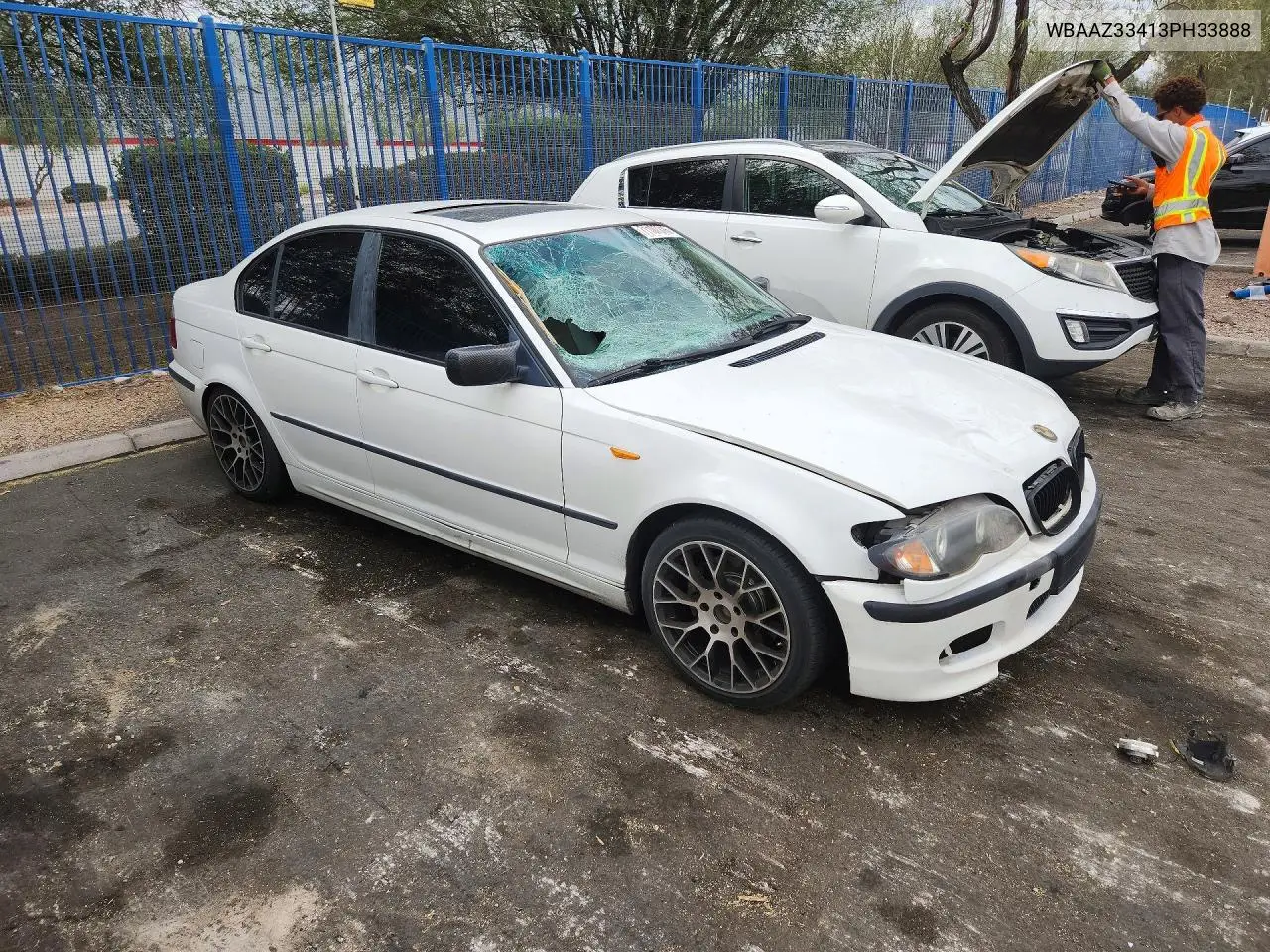 2003 BMW 3ER VIN WBAAZ33413PH33888 — фото 4