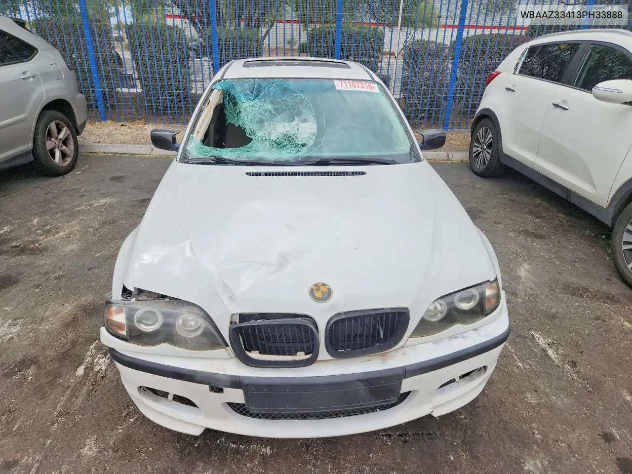 2003 BMW 3ER VIN WBAAZ33413PH33888 — фото 5