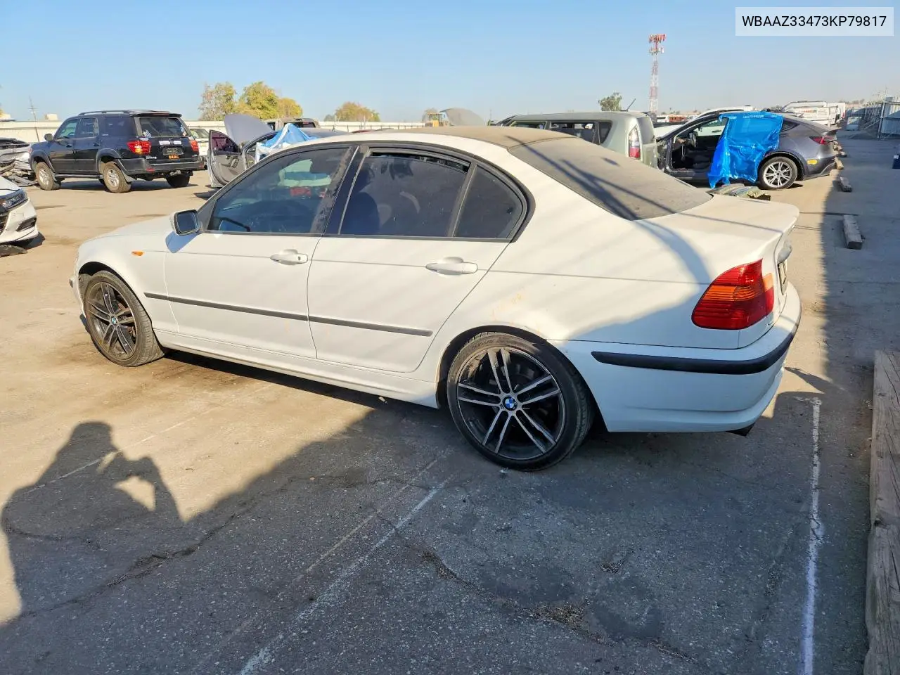 2003 BMW 3ER VIN WBAAZ33473KP79817 — фото 2