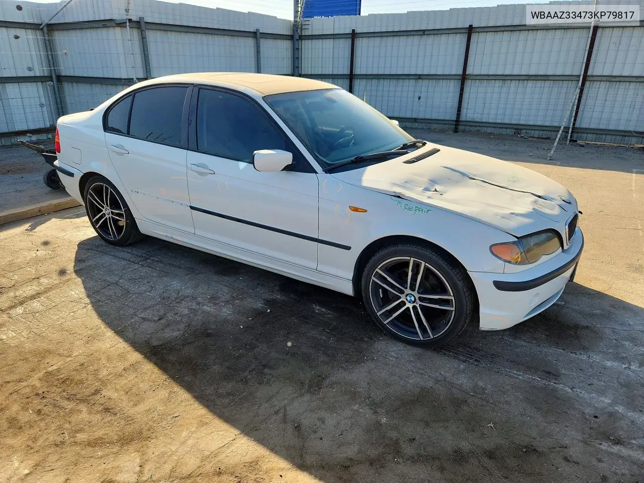 2003 BMW 3ER VIN WBAAZ33473KP79817 — фото 4