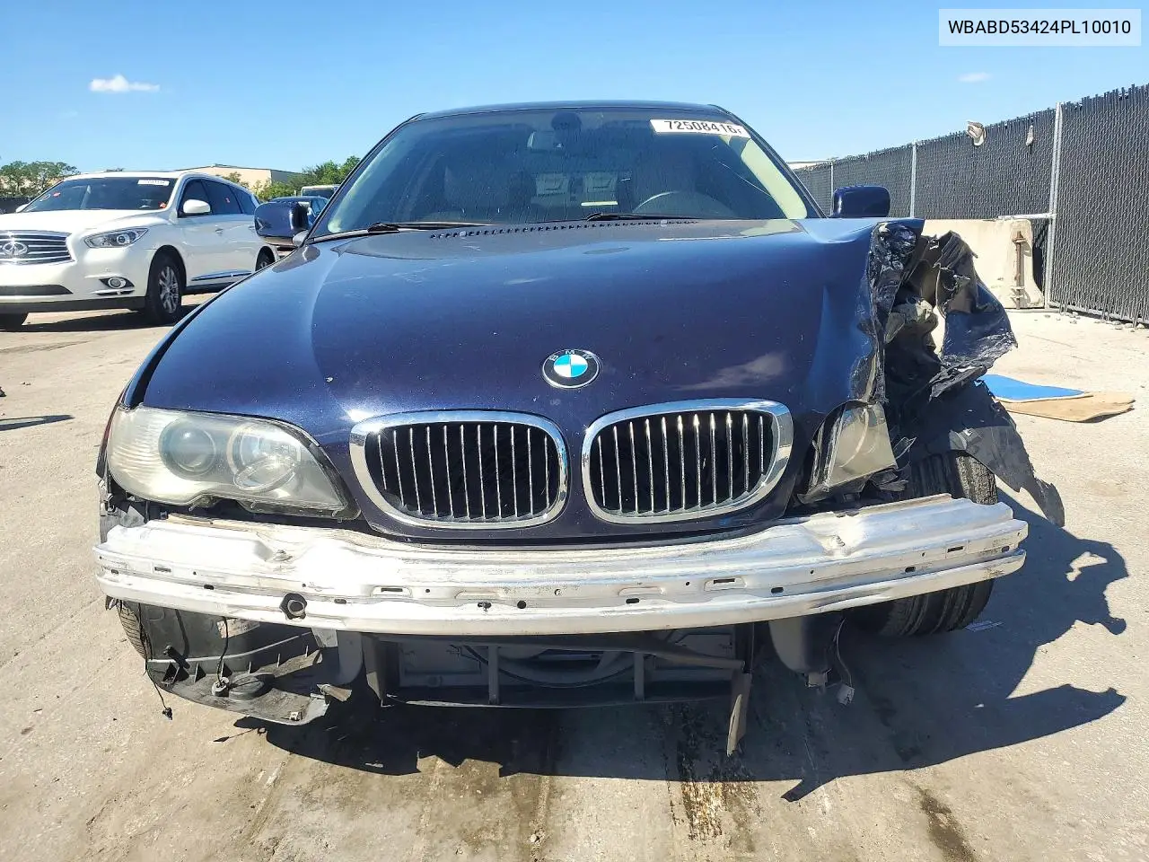 2004 BMW 3ER VIN WBABD53424PL10010 — фото 5