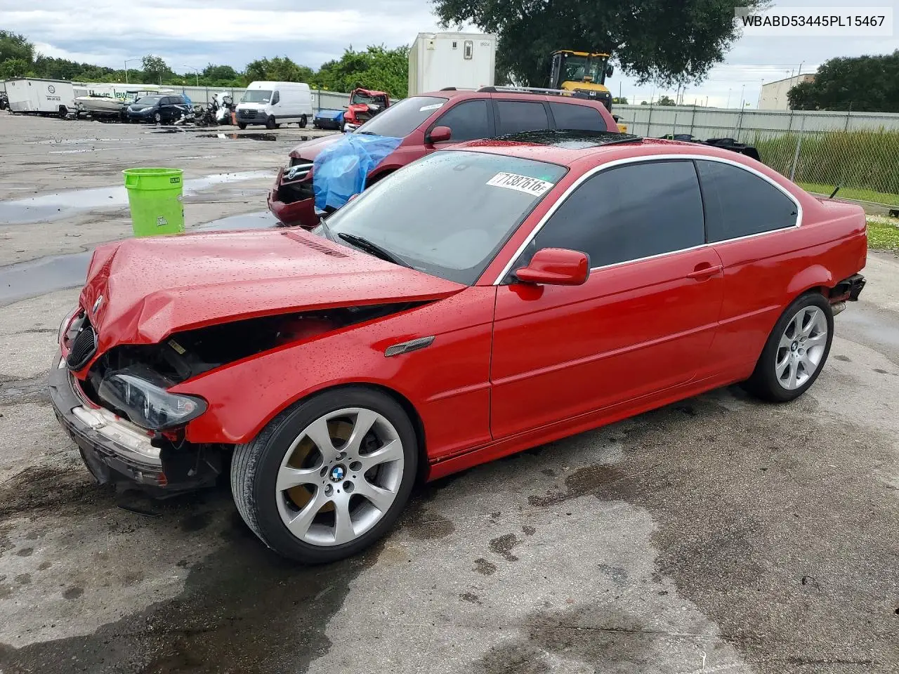 BMW 3ER 2005, VIN WBABD53445PL15467