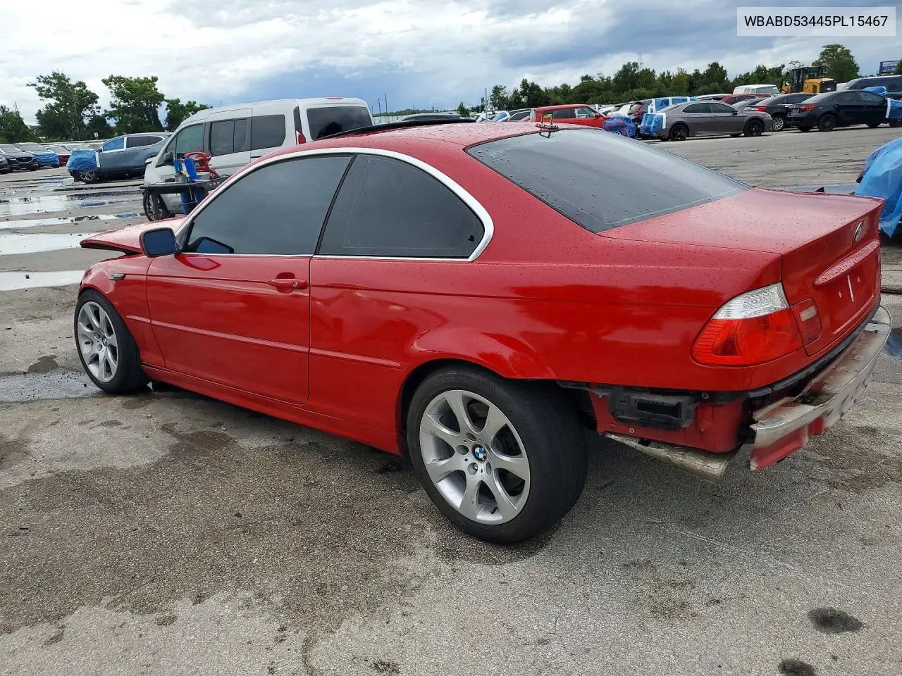 2005 BMW 3ER VIN WBABD53445PL15467 — фото 2