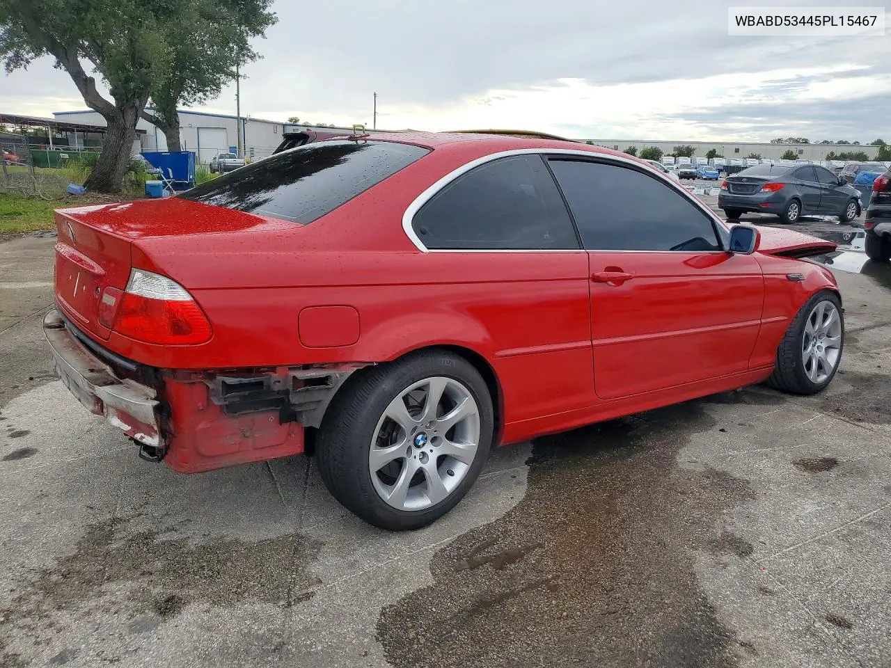 2005 BMW 3ER VIN WBABD53445PL15467 — фото 3
