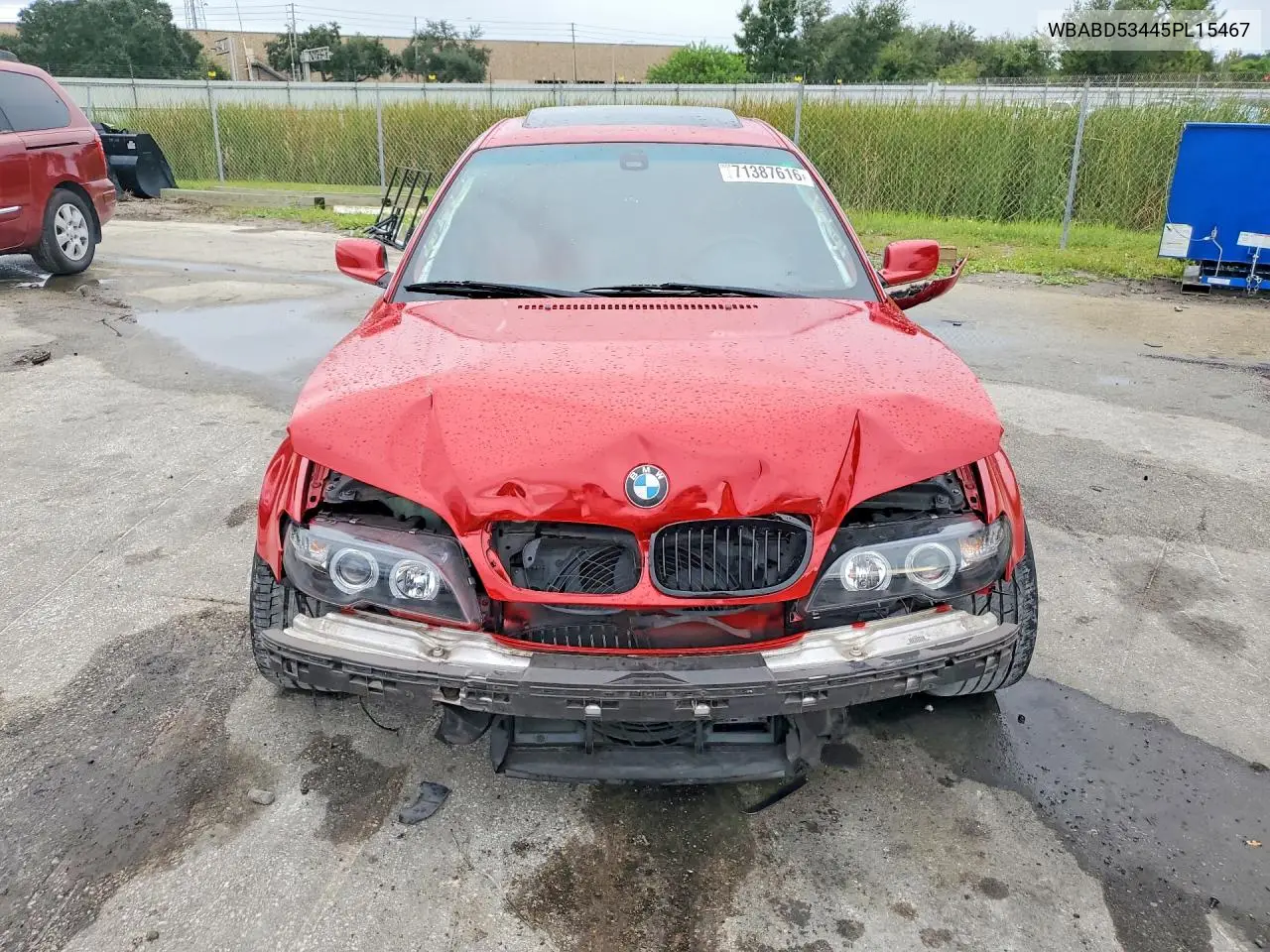2005 BMW 3ER VIN WBABD53445PL15467 — фото 5