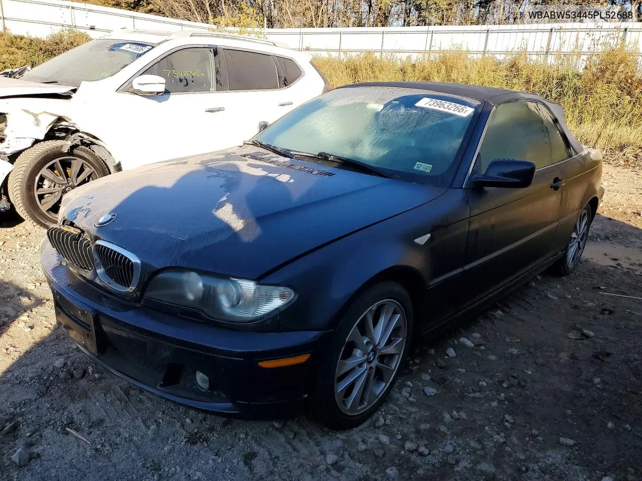 2005 BMW 3ER VIN WBABW53445PL52688 — фото 3