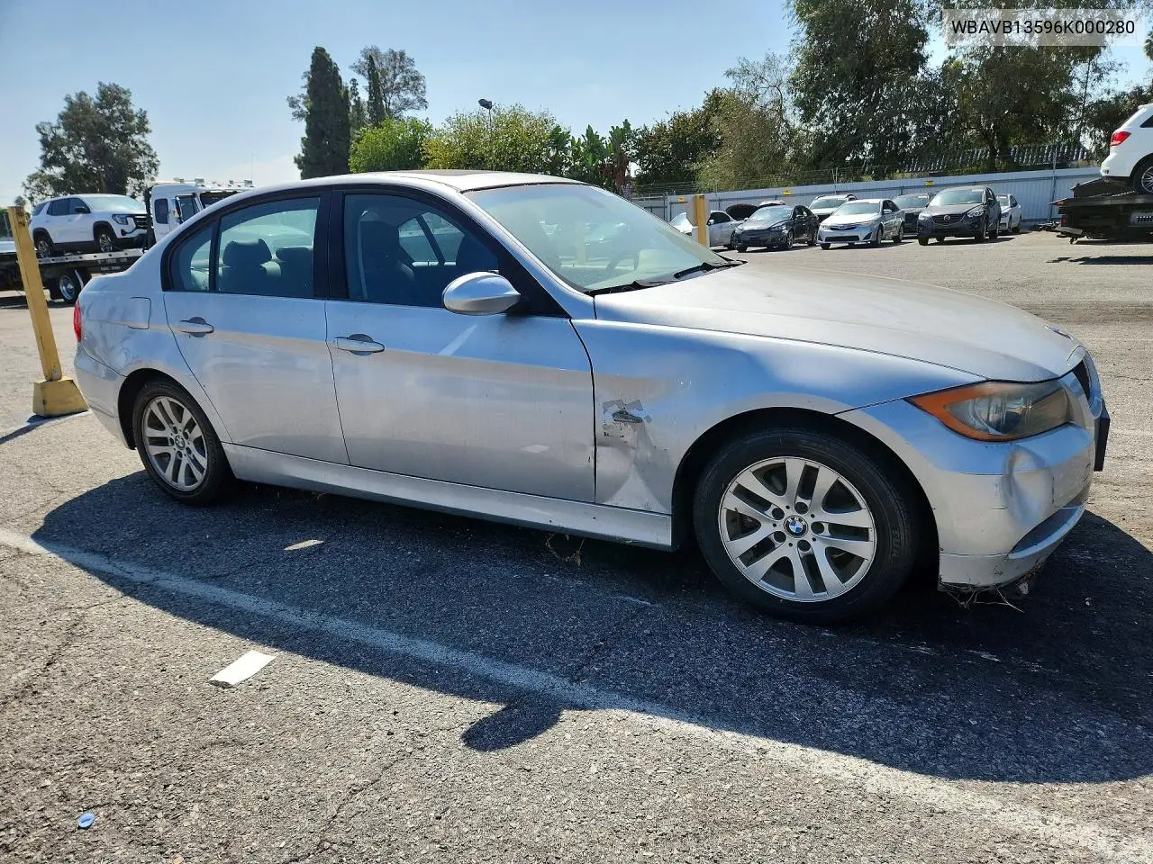 2006 BMW 3ER VIN WBAVB13596K000280 — фото 4