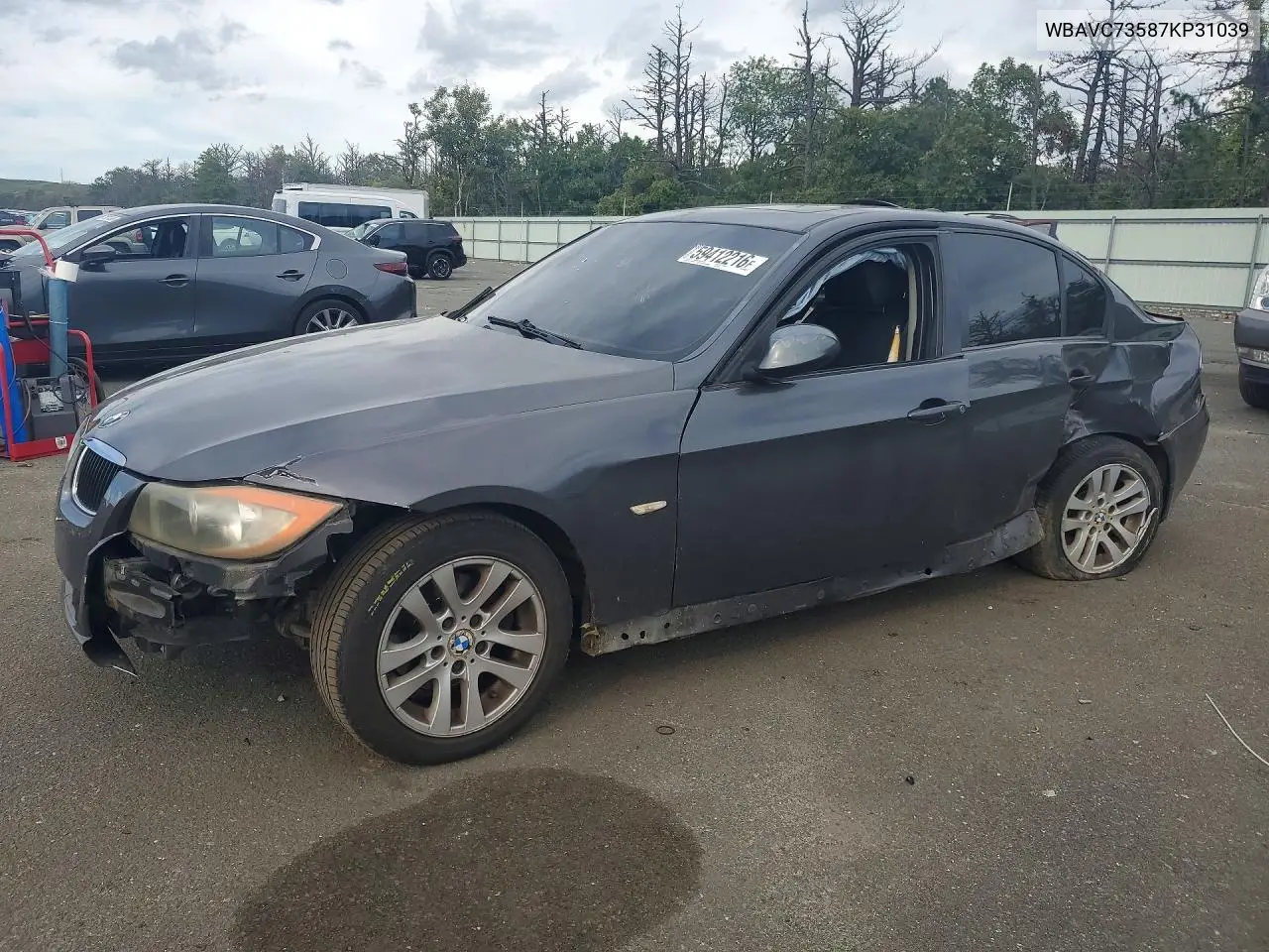 BMW 3ER 2007, VIN WBAVC73587KP31039