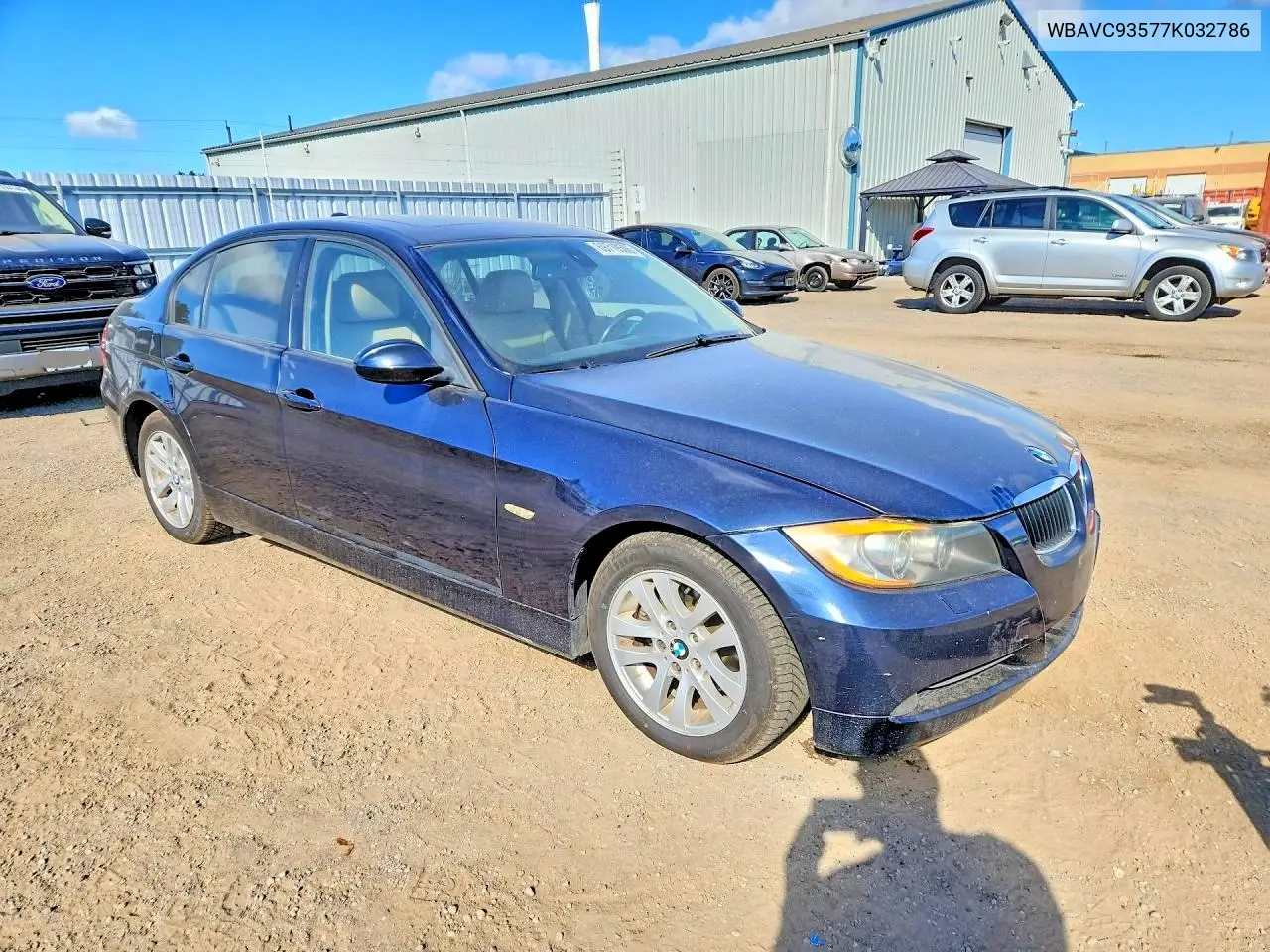 2007 BMW 3ER VIN WBAVC93577K032786 — фото 4