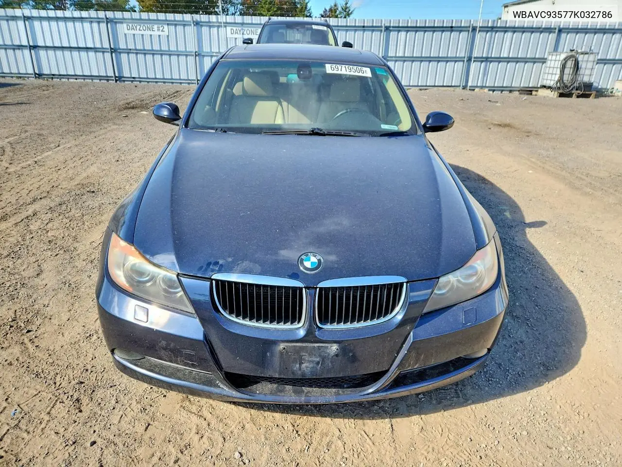 2007 BMW 3ER VIN WBAVC93577K032786 — фото 5