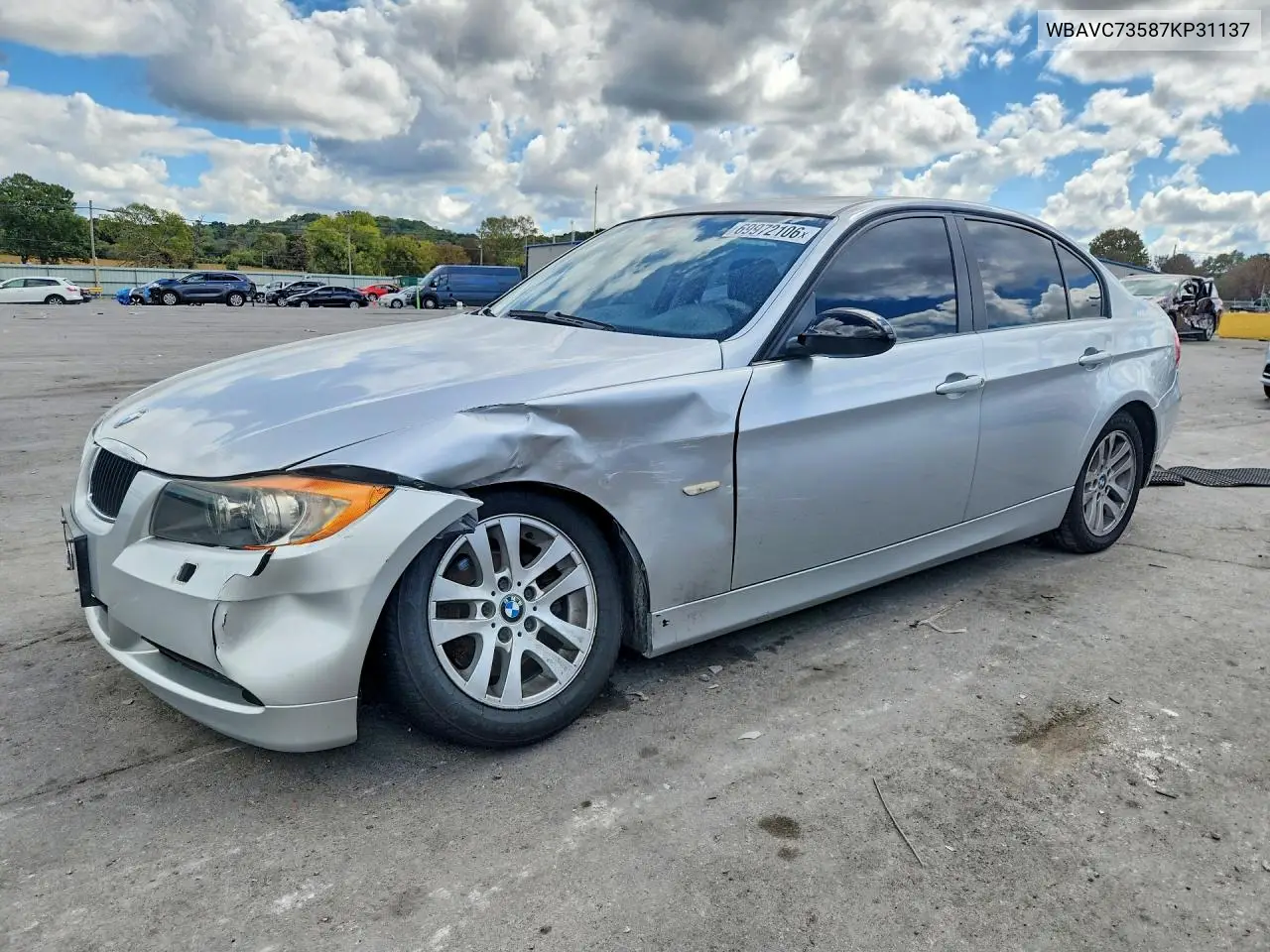 BMW 3ER 2007, VIN WBAVC73587KP31137