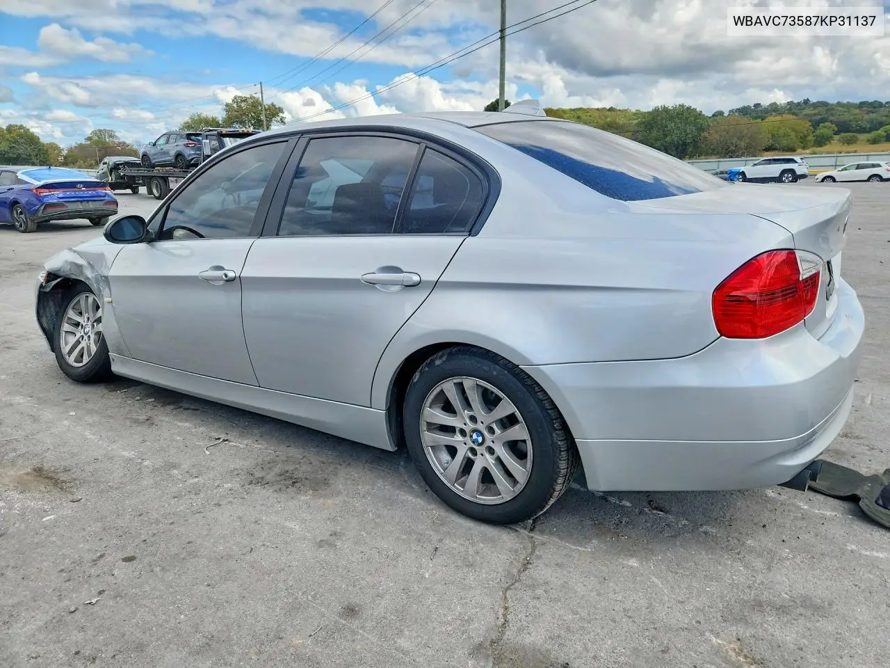 2007 BMW 3ER VIN WBAVC73587KP31137 — фото 2