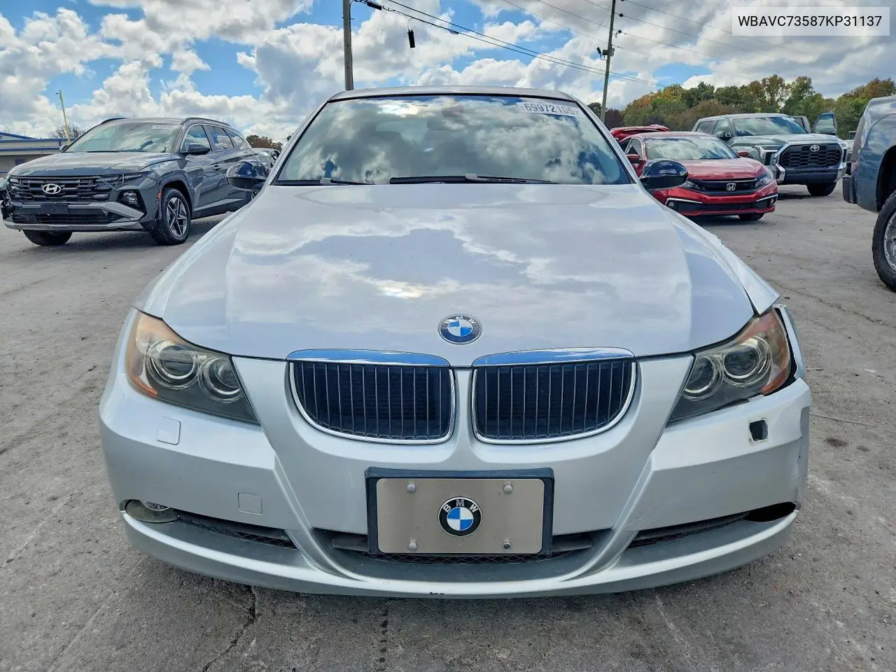 2007 BMW 3ER VIN WBAVC73587KP31137 — фото 5
