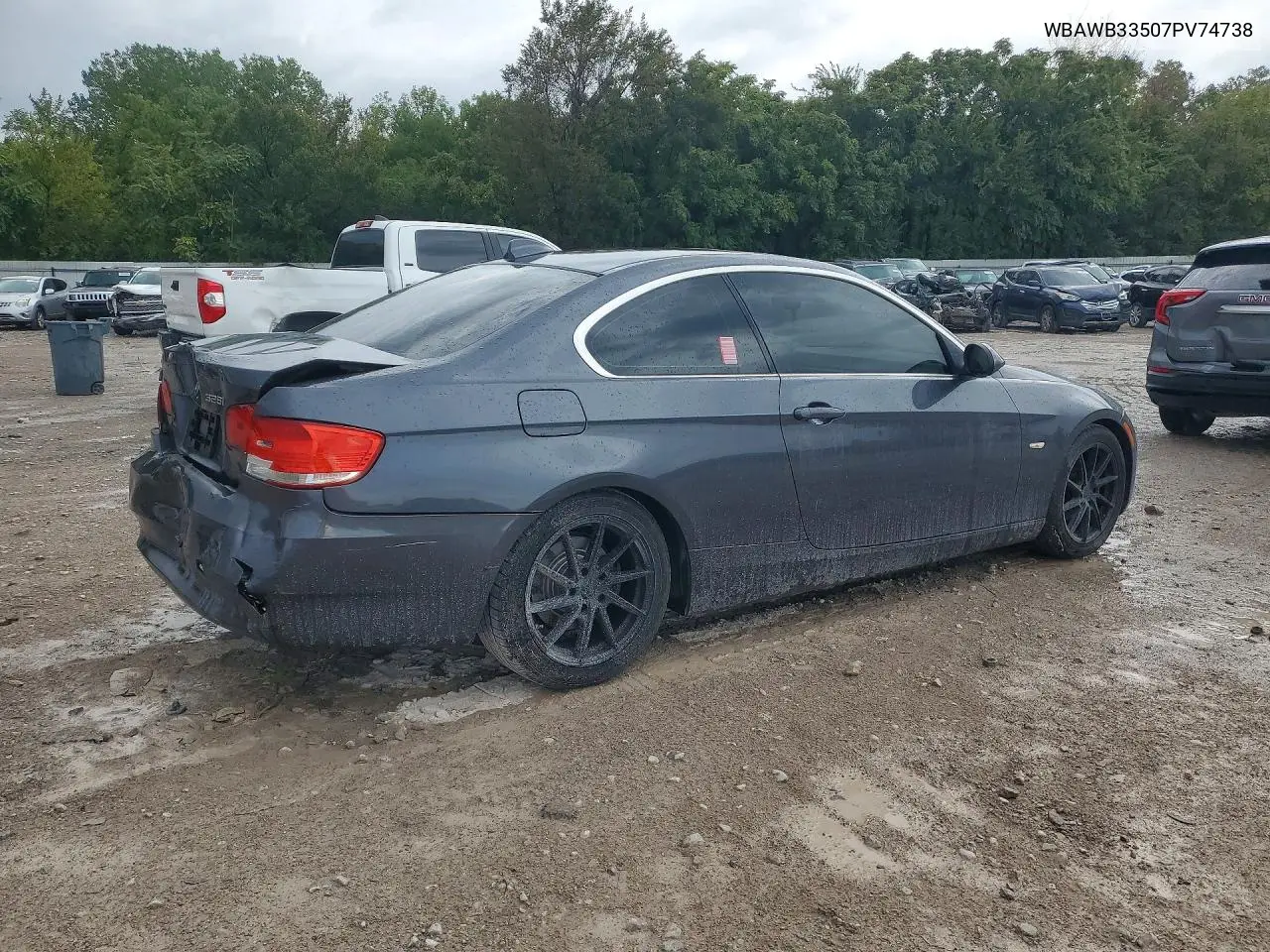 2007 BMW 3ER VIN WBAWB33507PV74738 — фото 3