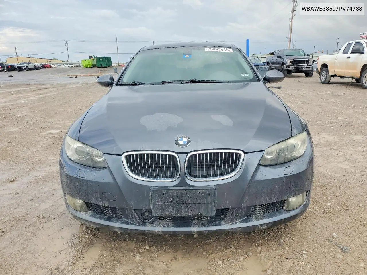 2007 BMW 3ER VIN WBAWB33507PV74738 — фото 5