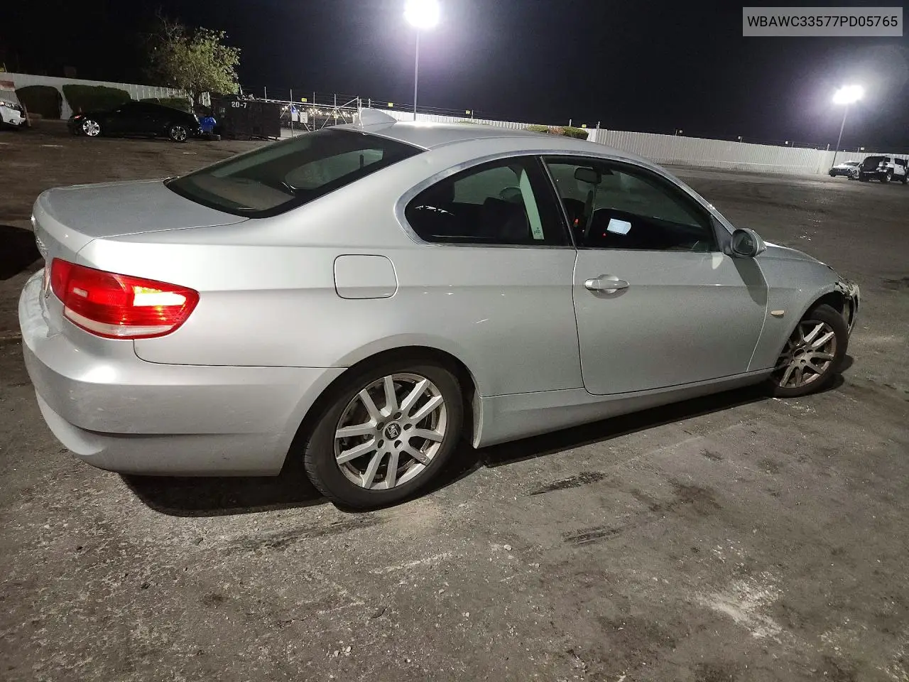 2007 BMW 3ER VIN WBAWC33577PD05765 — фото 3