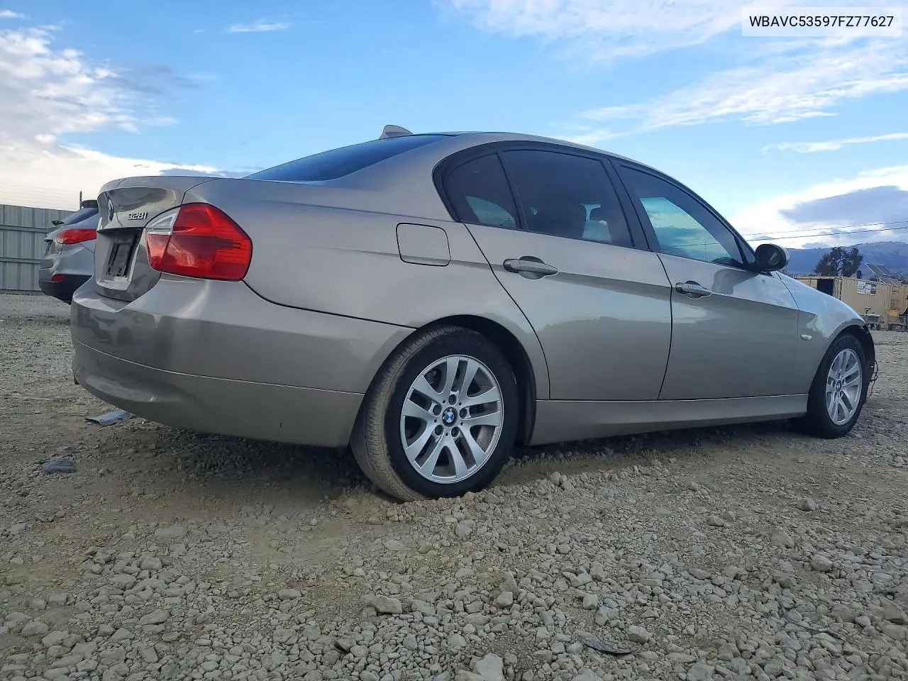 2007 BMW 3ER VIN WBAVC53597FZ77627 — фото 3