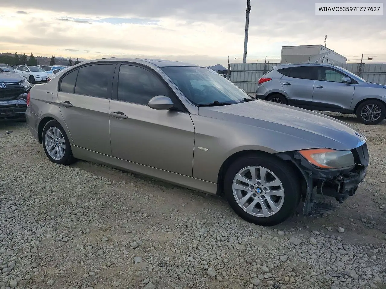 2007 BMW 3ER VIN WBAVC53597FZ77627 — фото 4