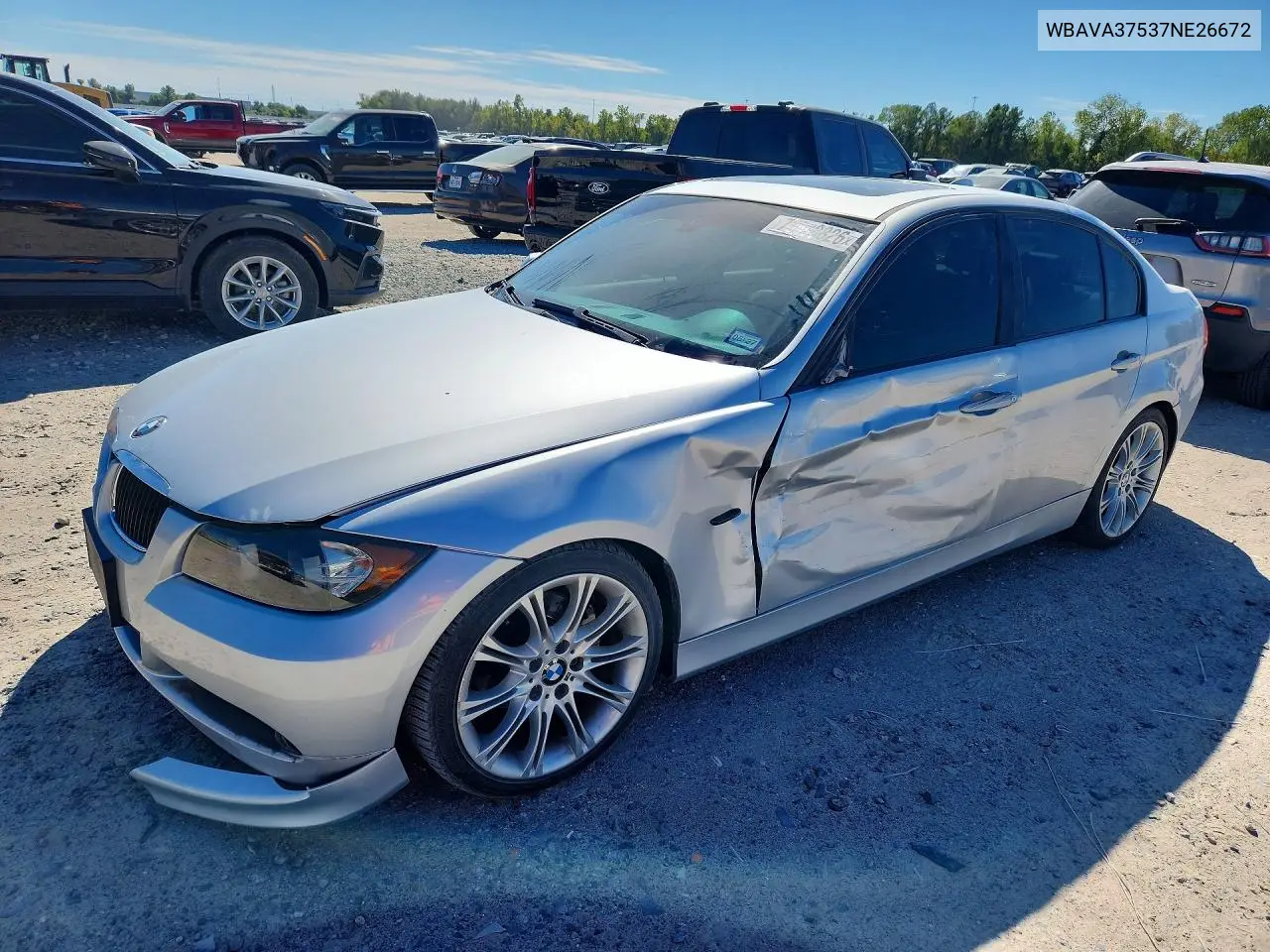 BMW 3ER 2007, VIN WBAVA37537NE26672