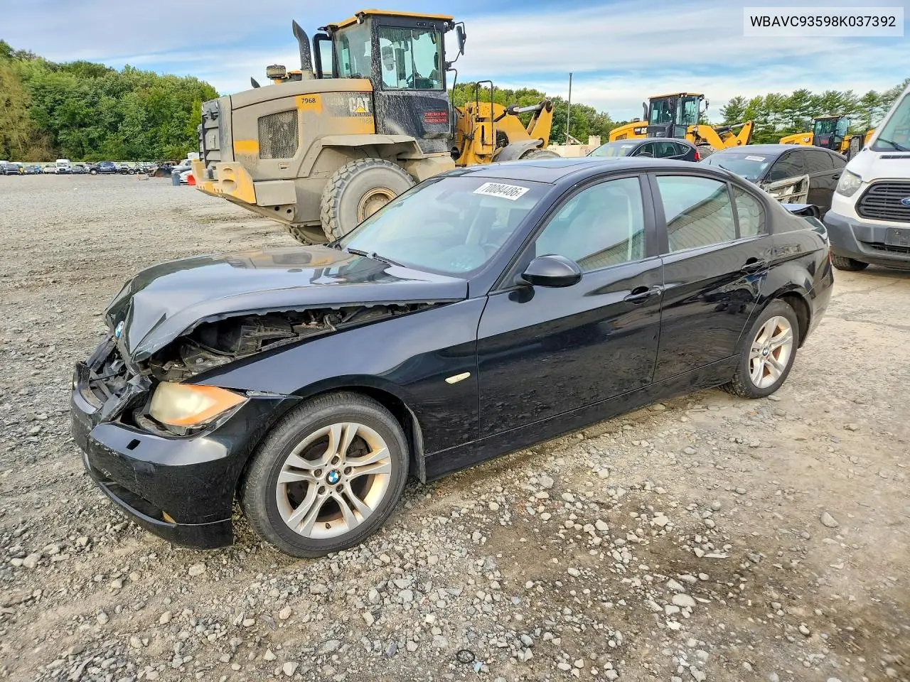 BMW 3ER 2008, VIN WBAVC93598K037392