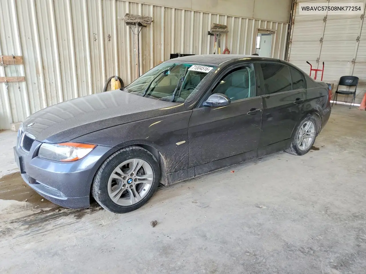 BMW 3ER 2008, VIN WBAVC57508NK77254