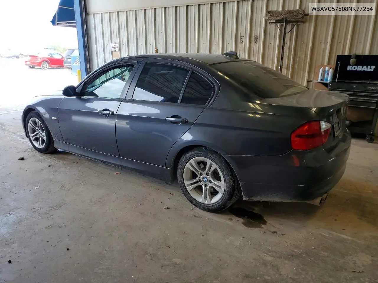 2008 BMW 3ER VIN WBAVC57508NK77254 — фото 2
