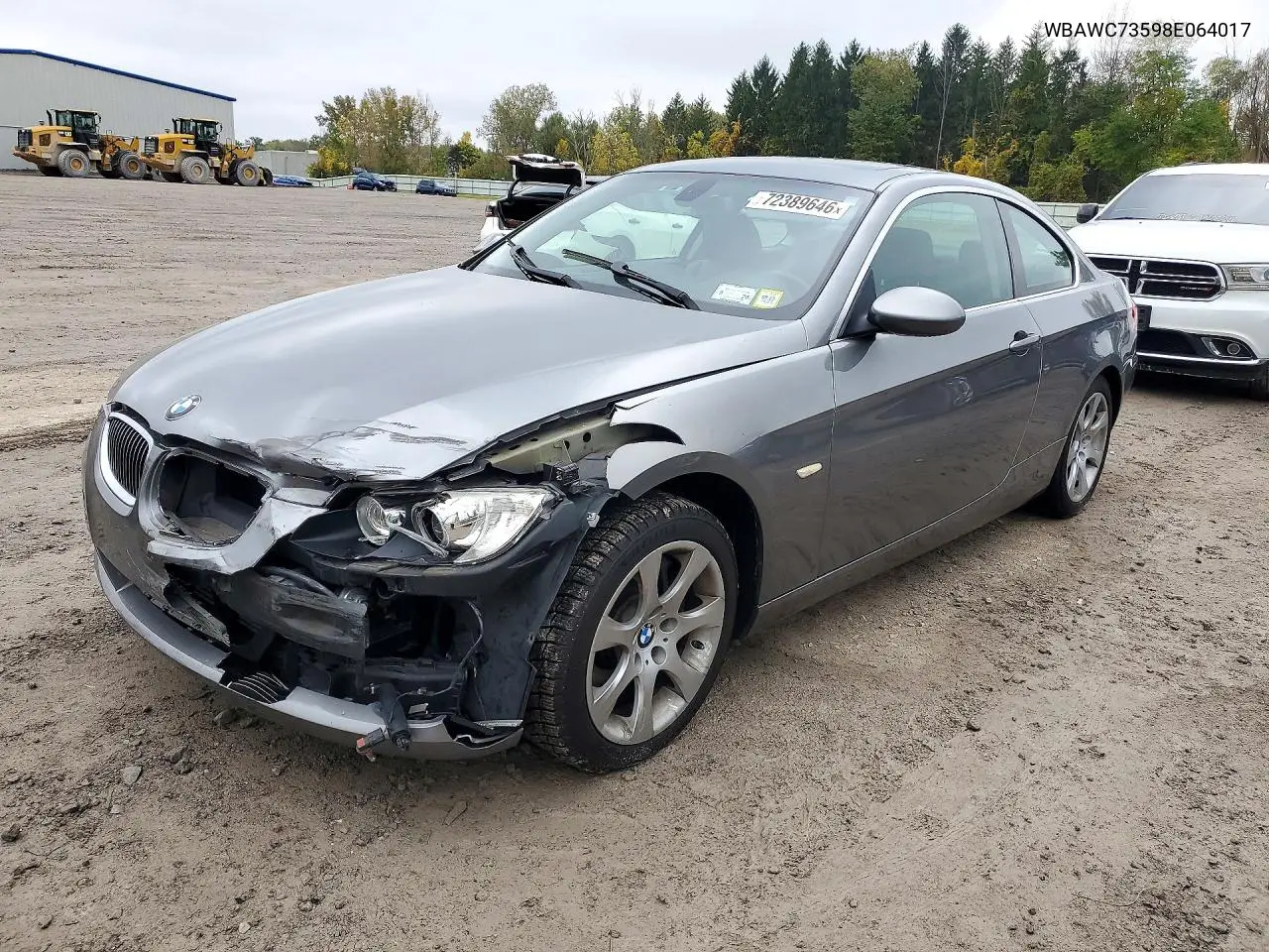 BMW 3ER 2008, VIN WBAWC73598E064017