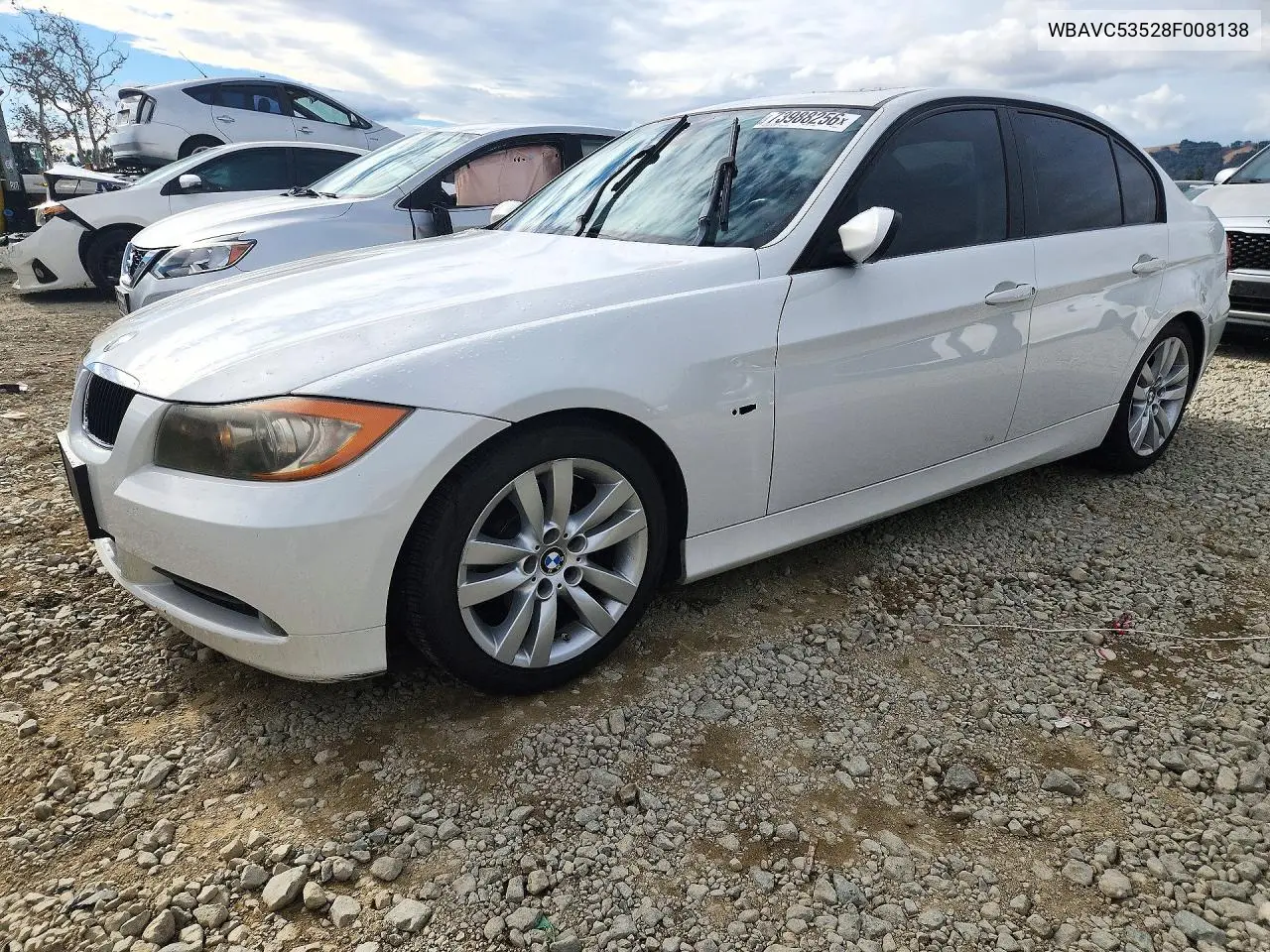 BMW 3ER 2008, VIN WBAVC53528F008138