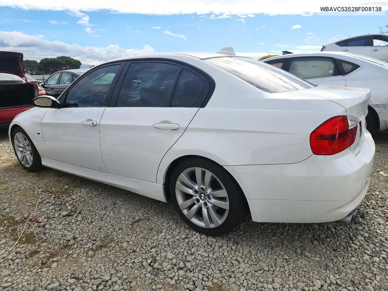 2008 BMW 3ER VIN WBAVC53528F008138 — фото 2