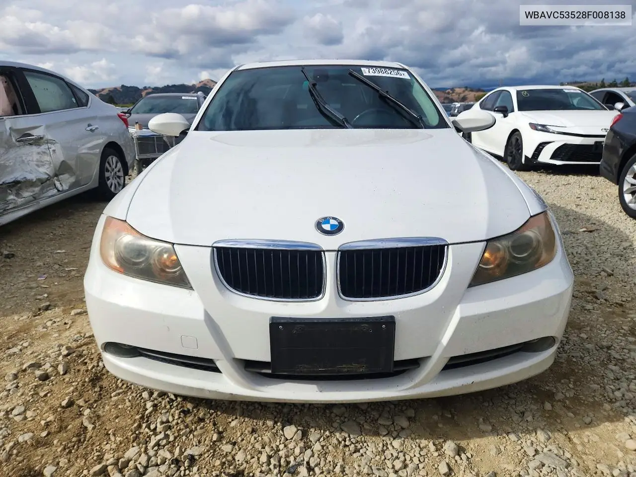 2008 BMW 3ER VIN WBAVC53528F008138 — фото 5
