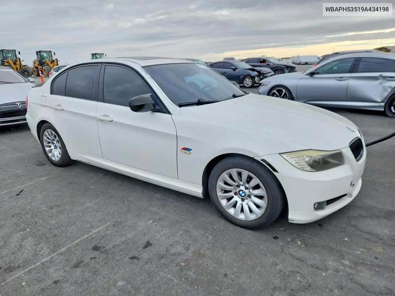 2009 BMW 3ER VIN WBAPH53519A434198 — фото 5