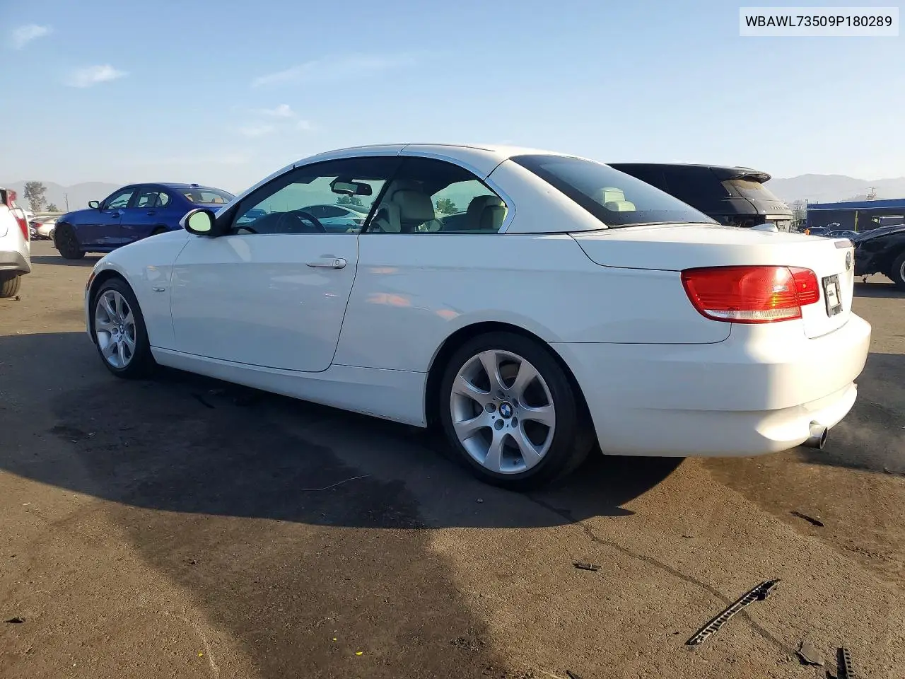 2009 BMW 3ER VIN WBAWL73509P180289 — фото 2