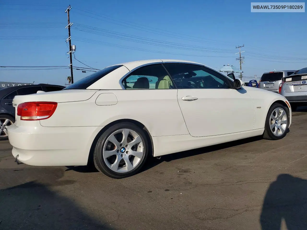 2009 BMW 3ER VIN WBAWL73509P180289 — фото 3