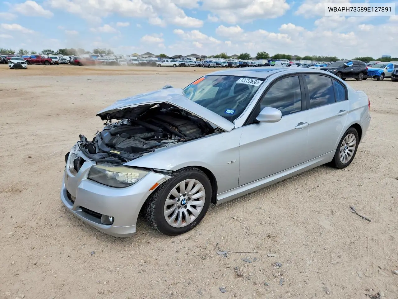 BMW 3ER 2009, VIN WBAPH73589E127891