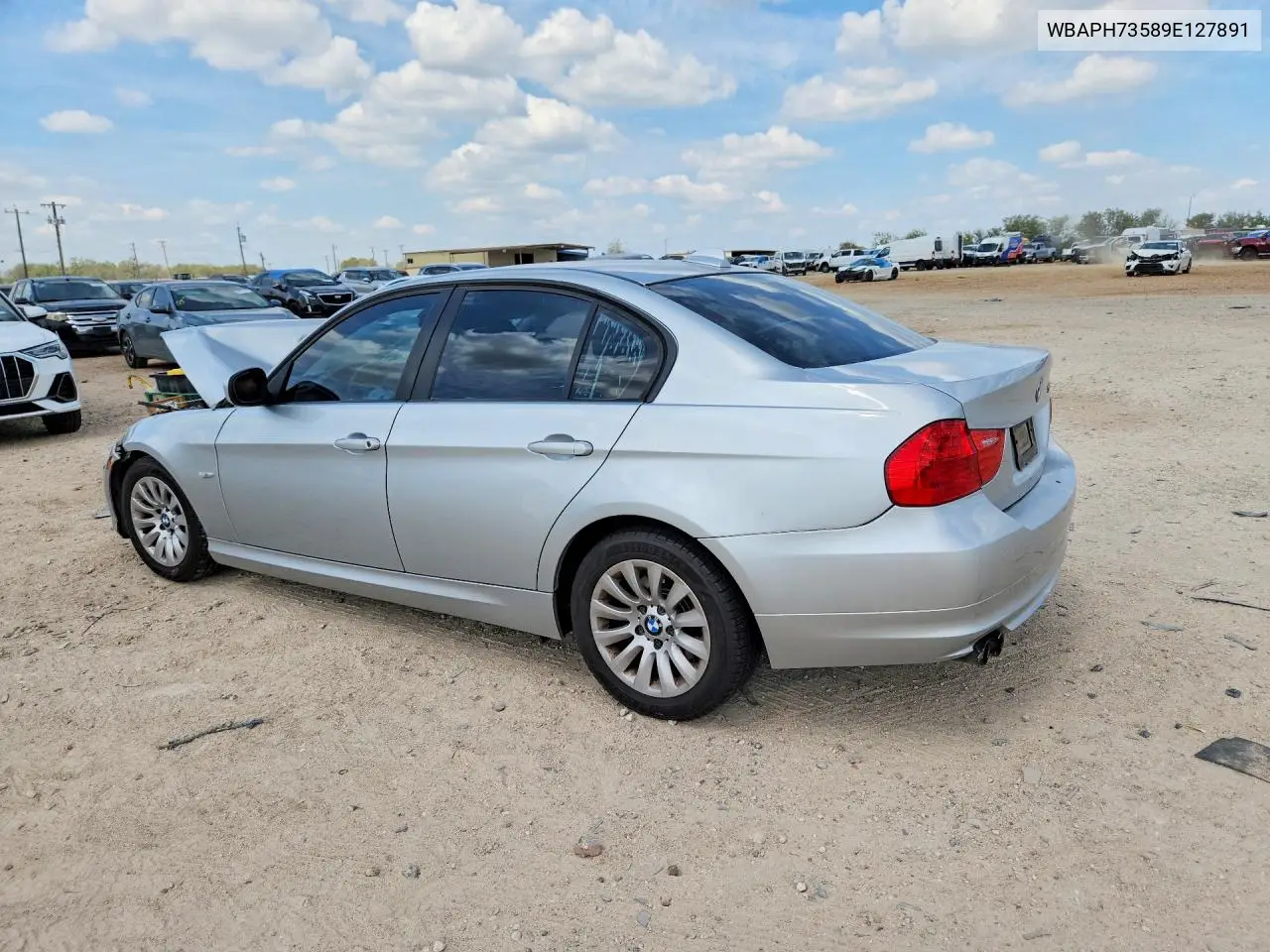 2009 BMW 3ER VIN WBAPH73589E127891 — фото 2