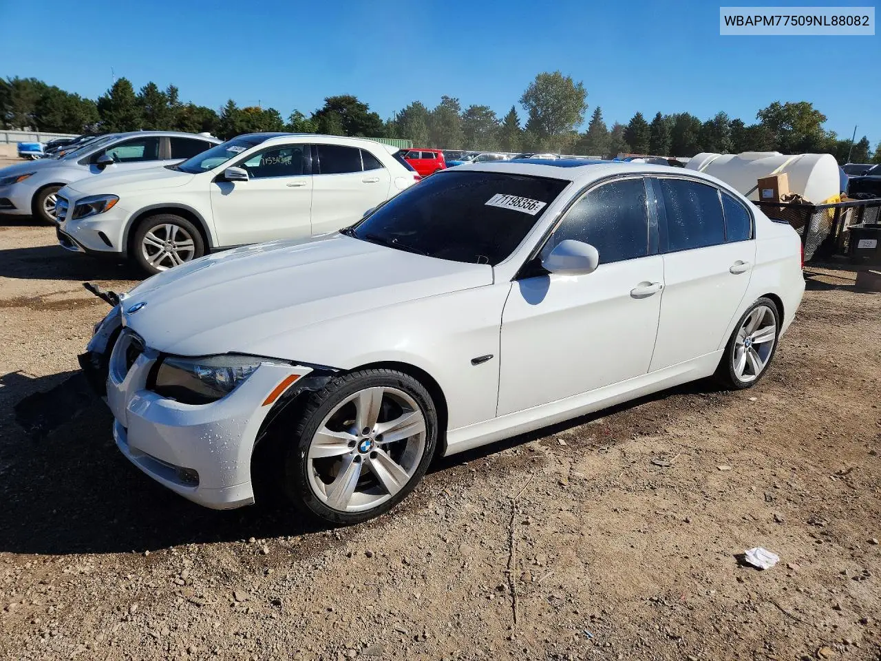 BMW 3ER 2009, VIN WBAPM77509NL88082