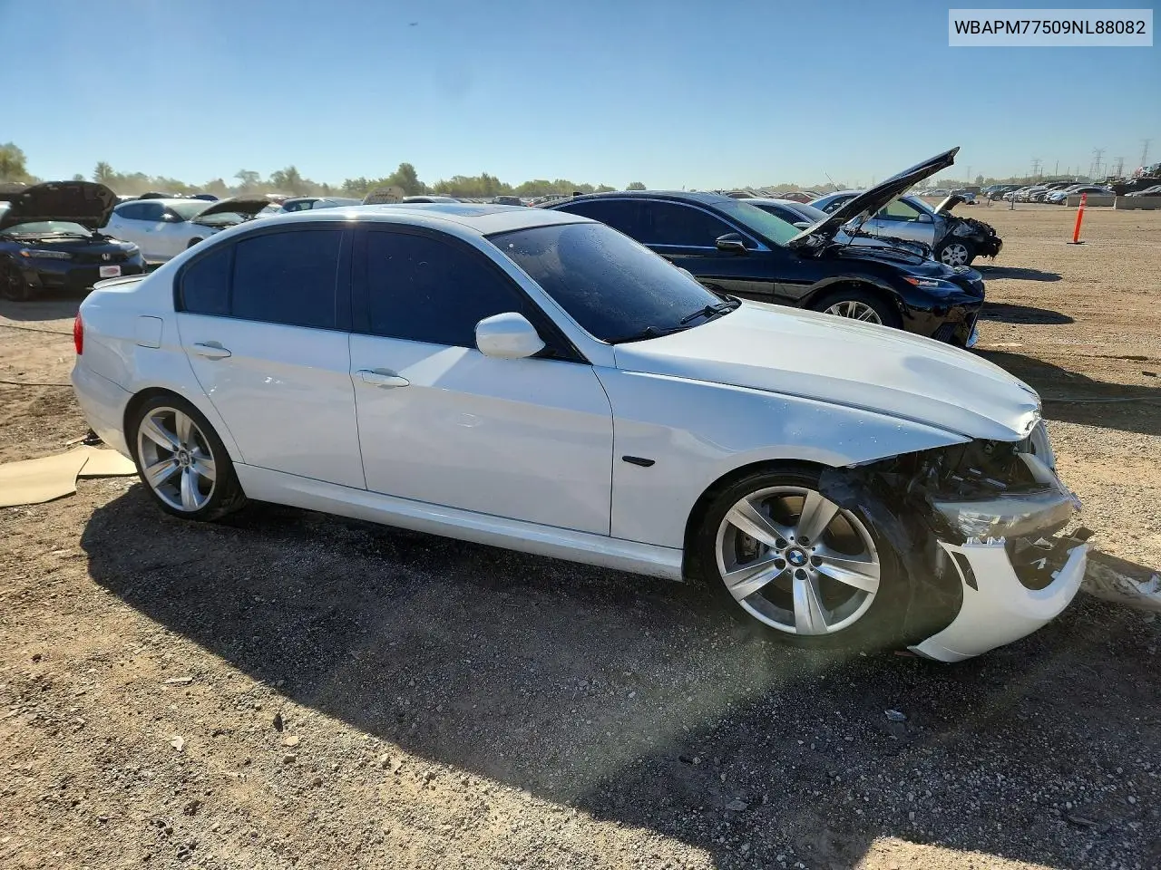 2009 BMW 3ER VIN WBAPM77509NL88082 — фото 4
