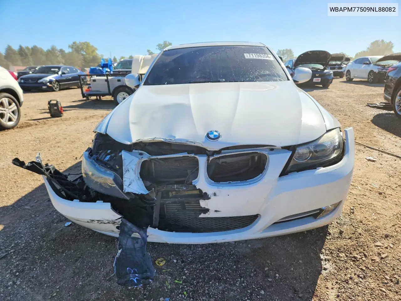 2009 BMW 3ER VIN WBAPM77509NL88082 — фото 5