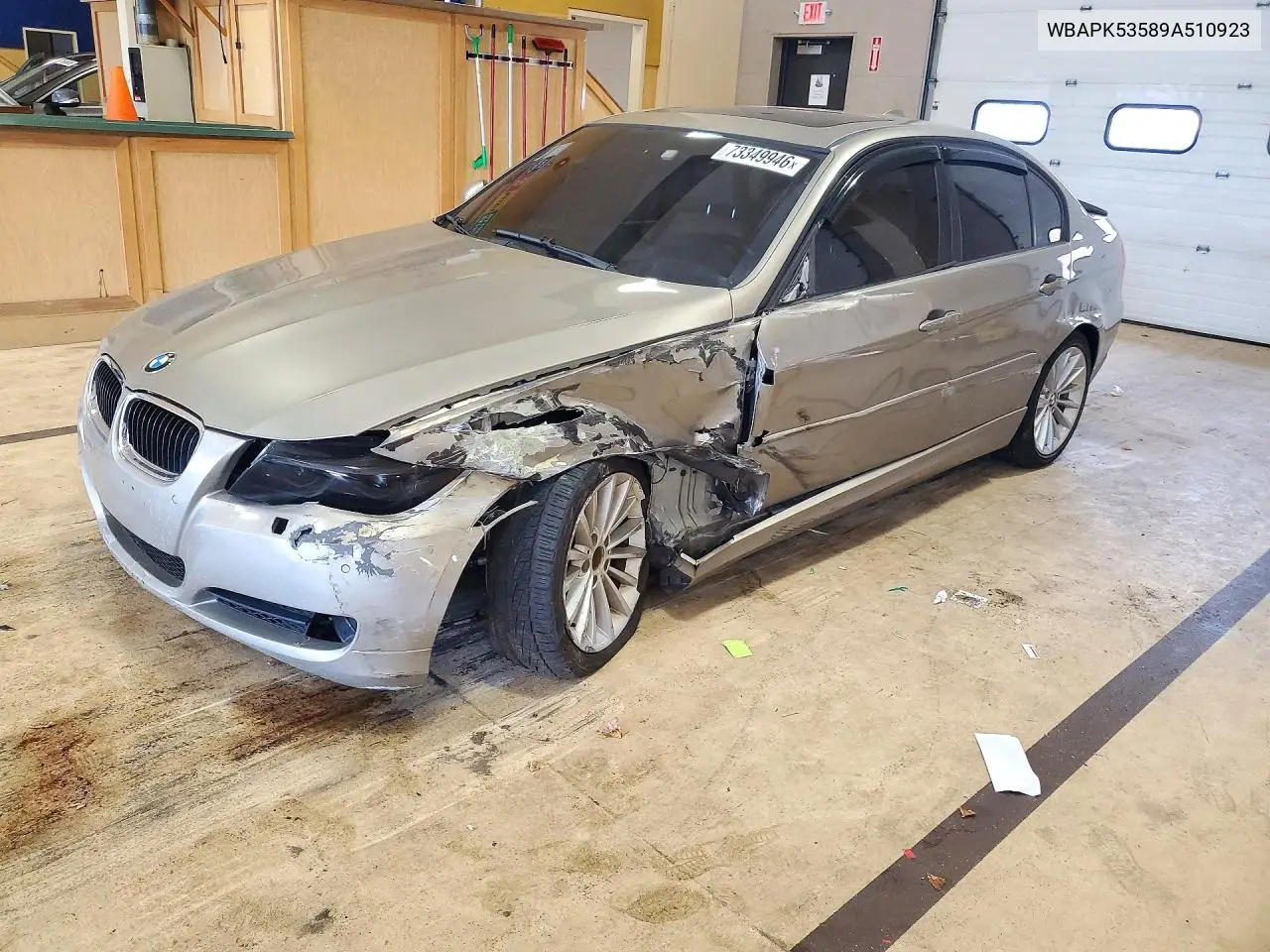 BMW 3ER 2009, VIN WBAPK53589A510923