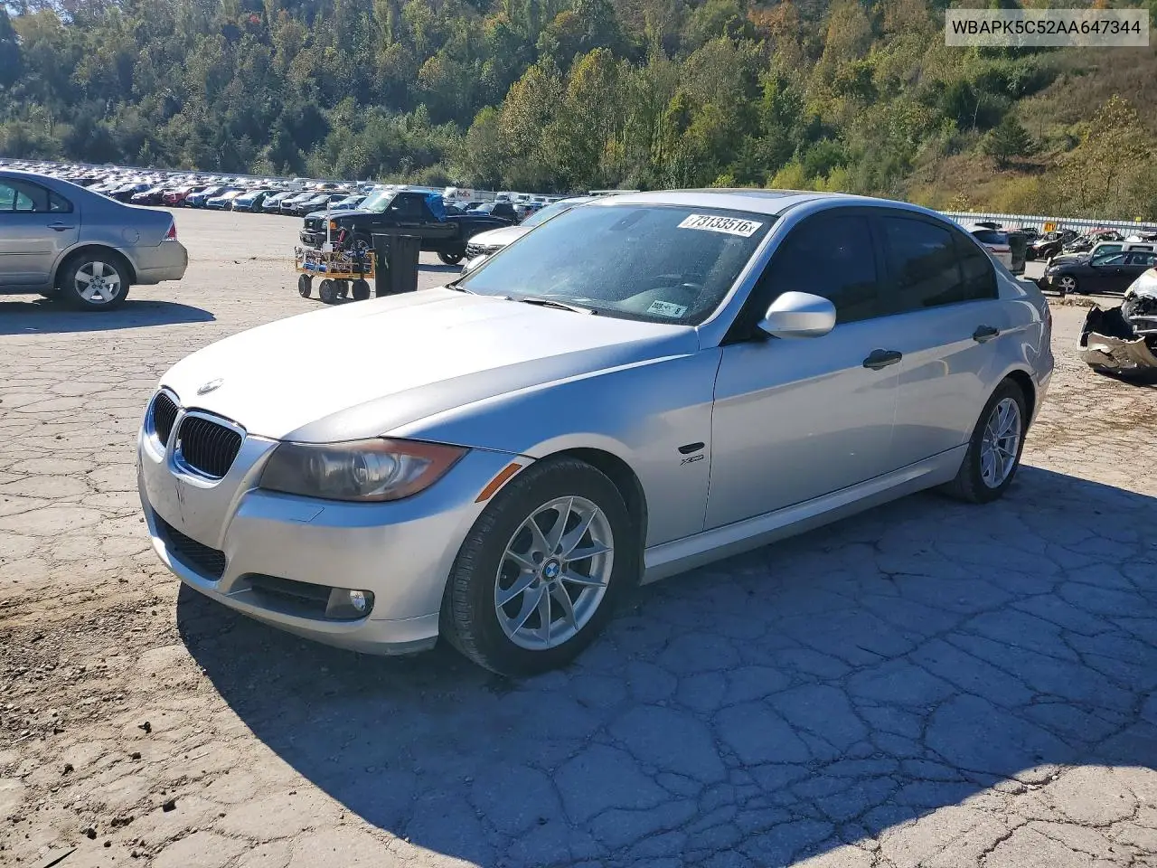 BMW 3ER 2010, VIN WBAPK5C52AA647344