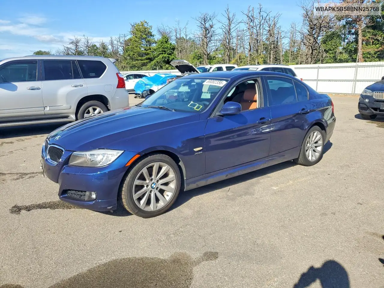 BMW 3ER 2011, VIN WBAPK5G58BNN25768