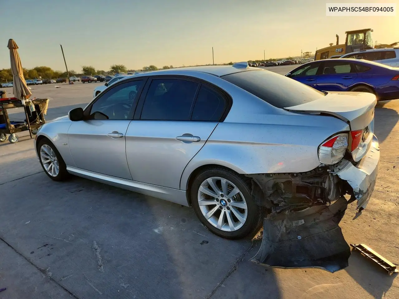 BMW 3ER 2011, VIN WBAPH5C54BF094005