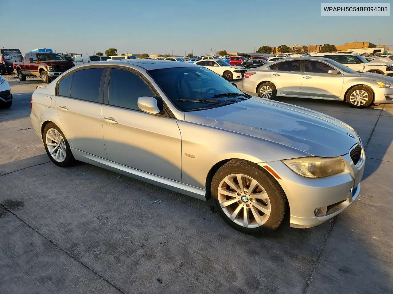 2011 BMW 3ER VIN WBAPH5C54BF094005 — фото 4