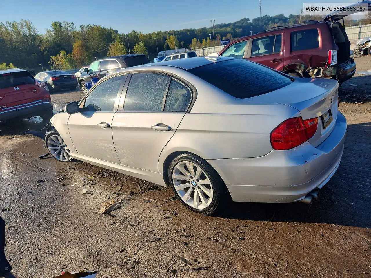 2011 BMW 3ER VIN WBAPH7C56BE683087 — фото 2